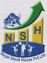 NSH NEPAL STOCK HOUSE PVT. LTD. (and logo) trademark logo