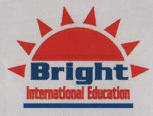 BRIGHT INTERNATIONAL EDUCATION (and logo) trademark logo