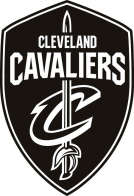 CLEVELAND CAVALIERS WITH C, SOWRD AND SHIELD DESIGN (and logo) trademark logo