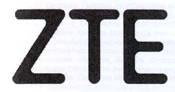 ZTE (and logo) trademark logo