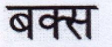 BUCKS(Devanagari) (and logo) trademark logo