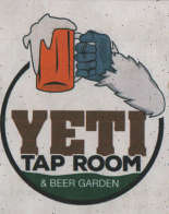 YETI TAP ROOM AND BEER GARDEN (and logo) trademark logo