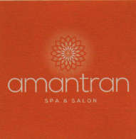 AMANTRAN SPA & SALON (and logo) trademark logo
