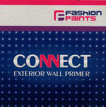 FASHION PAINTS CONNECT INTERIOR WALL PRIMER (and logo) trademark logo
