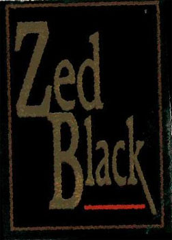 ZED BLACK (and logo) trademark logo