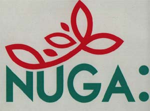 NUGA: (and logo) trademark logo