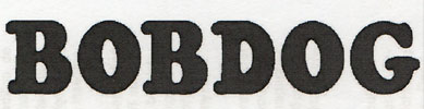 BOBDOG (and logo) trademark logo