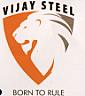 VIJAY STEEL (and logo) trademark logo