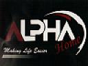 ALPHA HOME (and logo) trademark logo