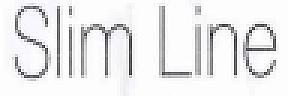 SLIM LINE (and logo) trademark logo
