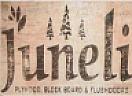 JUNELI PLY (and logo) trademark logo