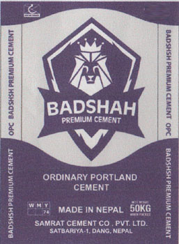 BADSHAH PREMIUM (and logo) trademark logo
