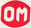 OM (and logo) trademark logo