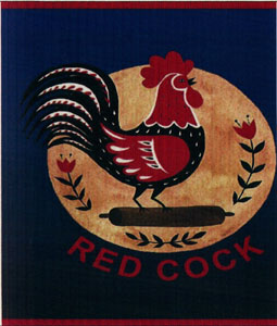 RED COCK (and logo) trademark logo
