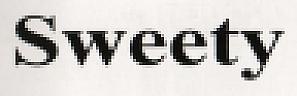 SWEETY (and logo) trademark logo