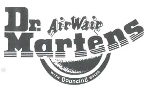 DR. MARTENS AIRWAIR WITH BOUNCING SOLES (and logo) trademark logo