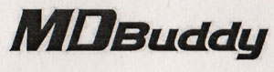 MDBuddy (and logo) trademark logo
