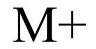 M+ (and logo) trademark logo