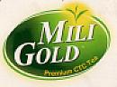 MILI GOLD (and logo) trademark logo