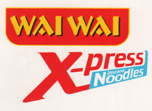 Wai wai x-press (and logo) trademark logo