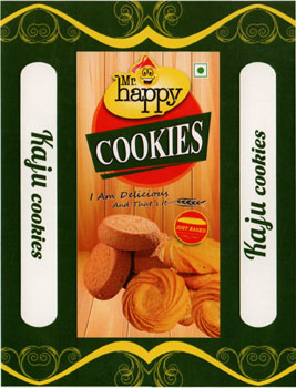 MR. HAPPY COOKIES (and logo) trademark logo
