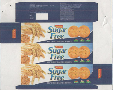 BAKELAND SUGAR FREE (and logo) trademark logo