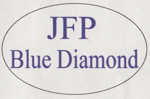JFP BLUE DIAMOND (and logo) trademark logo