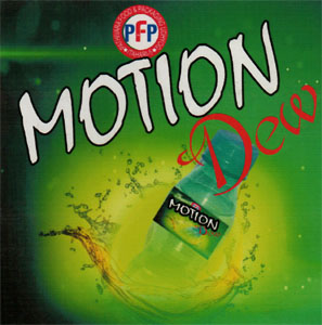 MOTION DEW (and logo) trademark logo