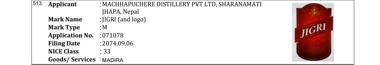 Original bulletin entry for JIGRI (and logo)