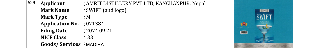 Original bulletin entry for SWIFT (and logo)