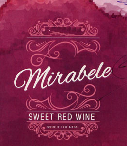 MIRABLE SWEET RED WINE (and logo) trademark logo