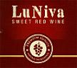 LUNIVA SWEET RED WINE (and logo) trademark logo