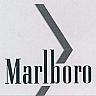 MARLBORO W/ROOFLINE(SIDEWAYS) DEVICE (and logo) trademark logo