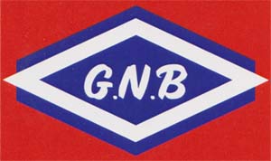 G.N.B (and logo) trademark logo
