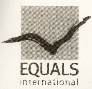 EQUALS INTERNATIONAL (and logo) trademark logo