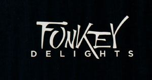 FUNKEY DELIGHTS (and logo) trademark logo