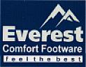 EVEREST COMFORT FOOTWEAR (and logo) trademark logo