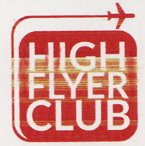HIGH FLYER CLUB (and logo) trademark logo