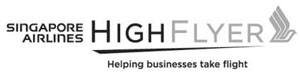 SINGAPORE AIRLINES HIGHFLYER (and logo) trademark logo