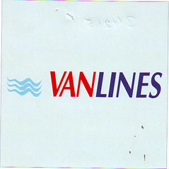 VANLINES (and logo) trademark logo
