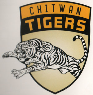 CHITWAN TIGERS (and logo) trademark logo