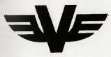 V (and logo) trademark logo