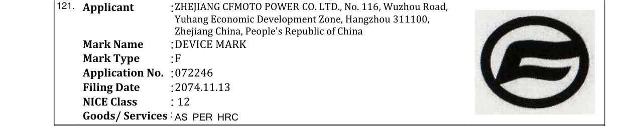 Original bulletin entry for DEVICE MARK