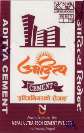 ADITYA CEMENT (and logo) trademark logo