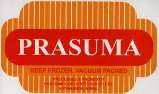 PRASUMA (and logo) trademark logo