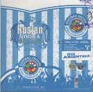 RUSLAN VODKA FOOTBALL EDITION (and logo) trademark logo