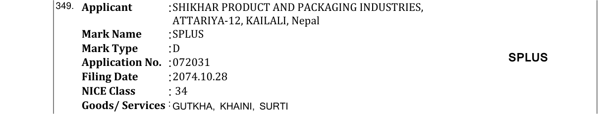 Original bulletin entry for SPLUS