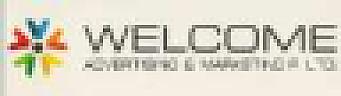 WELCOME ADVERTISING & MARKETING (and logo) trademark logo