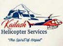 KAILASH HELICOPTER SERVICE (and logo) trademark logo
