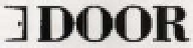 DOOR & DESIGN (and logo) trademark logo